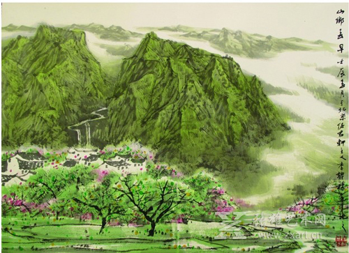 李耀林画作