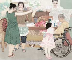   金奖作品   儿女情长（中国画）   陈治   武欣