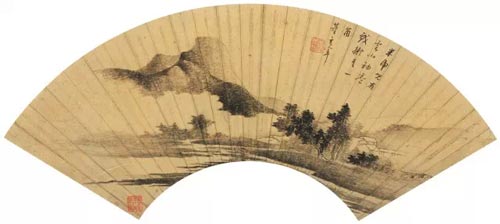 3061 董其昌 仿小米山水
