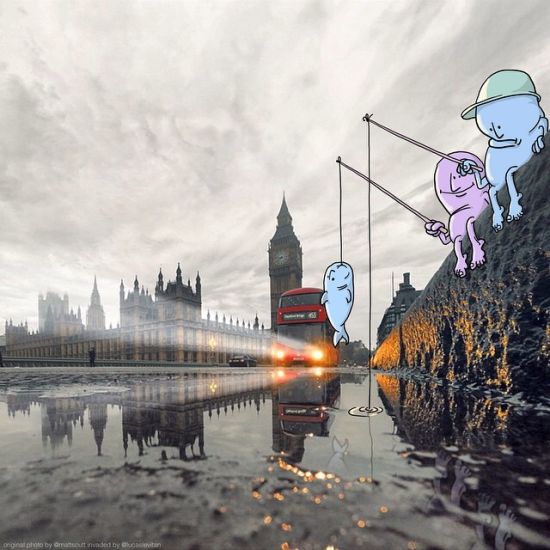 偷照片绘插图 摄影作品令人脑洞大开
