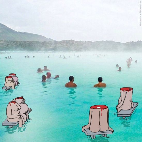 偷照片绘插图 摄影作品令人脑洞大开