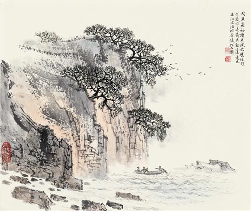 Lot 69   宋文治  東坡赤壁圖