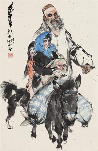 Lot 146  黄胄  新年