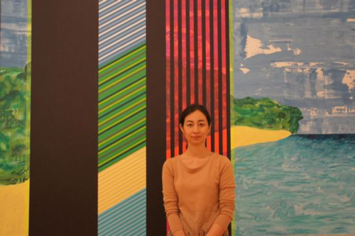 谢青花鸟作品在颂雅风文化艺术中心展出