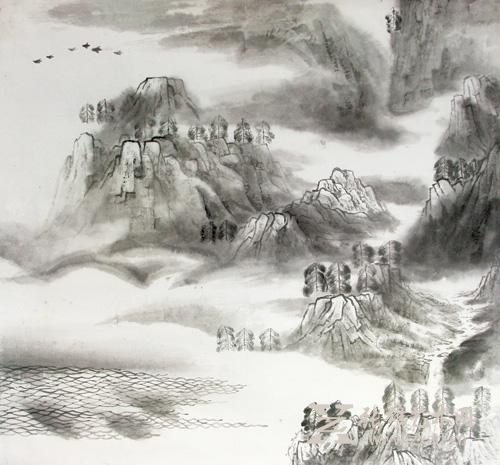 康辉作品-释怀-68×68cm