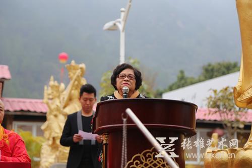     台湾人民最大党主席许荣淑出席开幕仪式并发表讲话