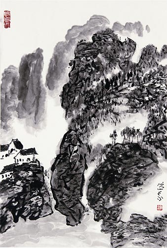 魏传义《山家写意》 26450成交