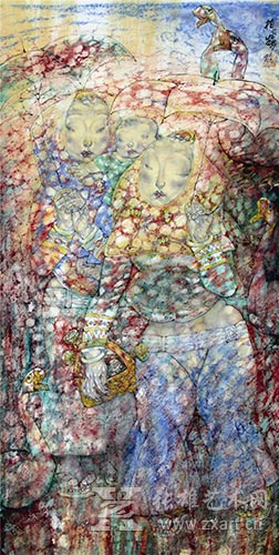 王柏生的作品《惠安女》以4.6万成交