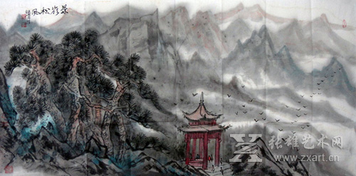 任朝璋-苍岭松风
