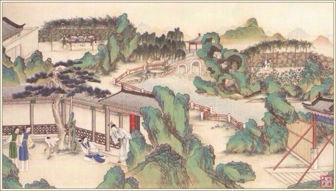 清代著名国画大师孙温《红楼梦》手绘本欣赏