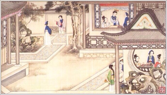 清代著名国画大师孙温《红楼梦》手绘本欣赏