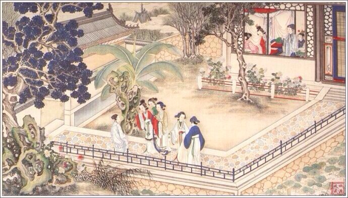 清代著名国画大师孙温《红楼梦》手绘本欣赏