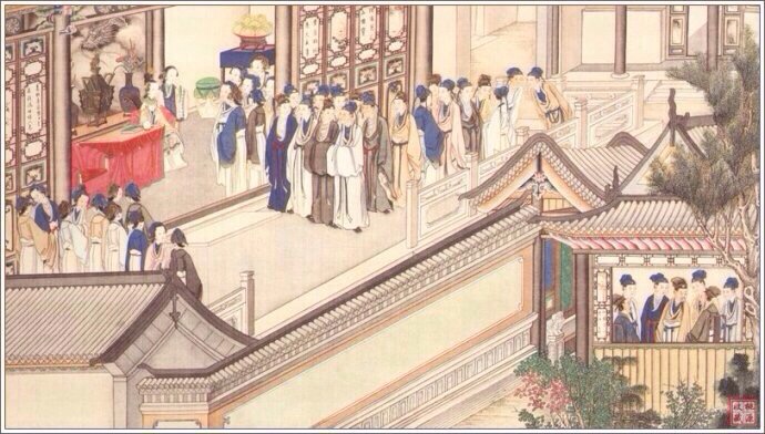 清代著名国画大师孙温《红楼梦》手绘本欣赏