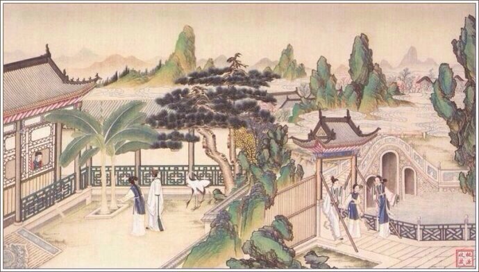 清代著名国画大师孙温《红楼梦》手绘本欣赏