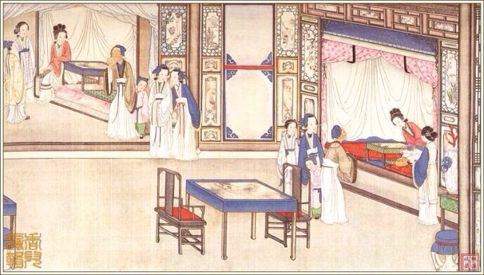 清代著名国画大师孙温《红楼梦》手绘本欣赏