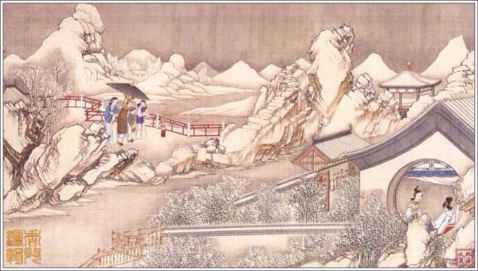 清代著名国画大师孙温《红楼梦》手绘本欣赏