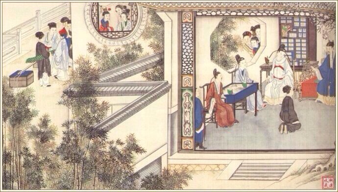 清代著名国画大师孙温《红楼梦》手绘本欣赏