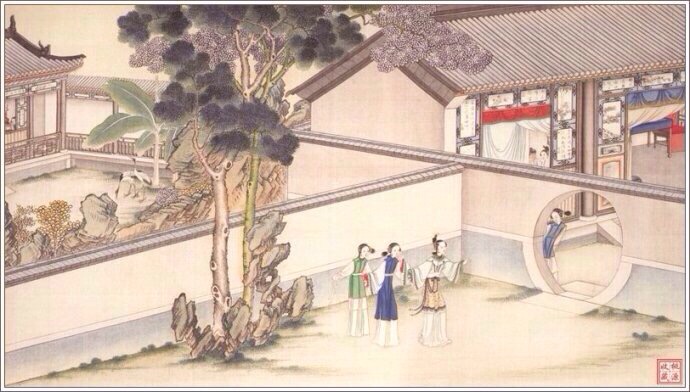 清代著名国画大师孙温《红楼梦》手绘本欣赏