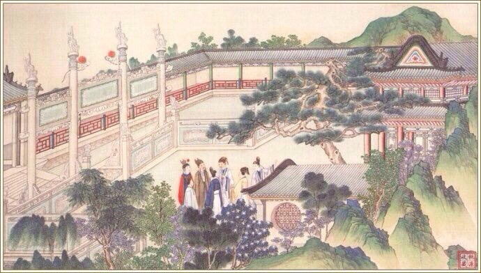 清代著名国画大师孙温《红楼梦》手绘本欣赏