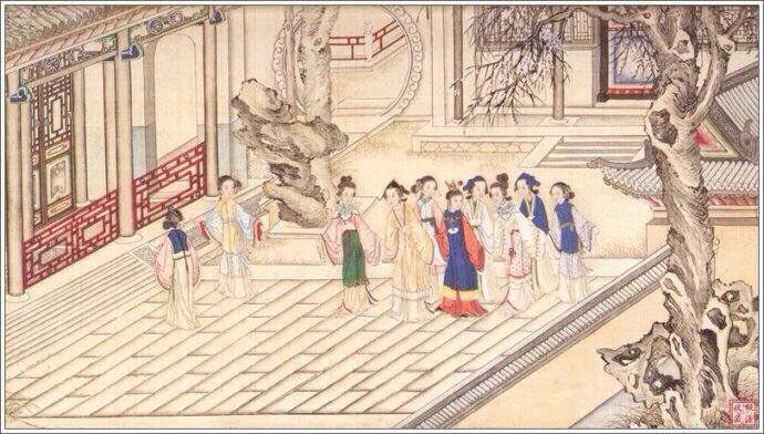 清代著名国画大师孙温《红楼梦》手绘本欣赏