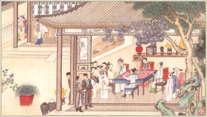 清代著名国画大师孙温《红楼梦》手绘本欣赏