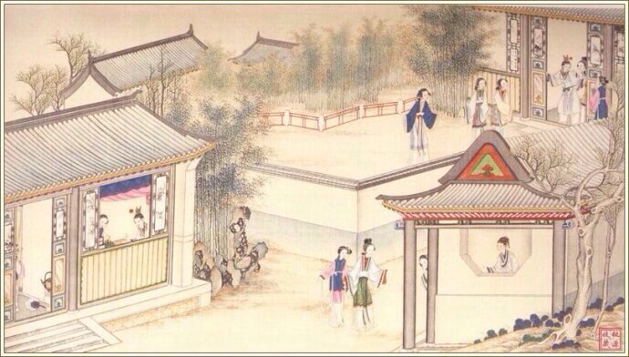 清代著名国画大师孙温《红楼梦》手绘本欣赏