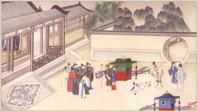清代著名国画大师孙温《红楼梦》手绘本欣赏