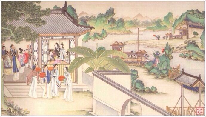 清代著名国画大师孙温《红楼梦》手绘本欣赏