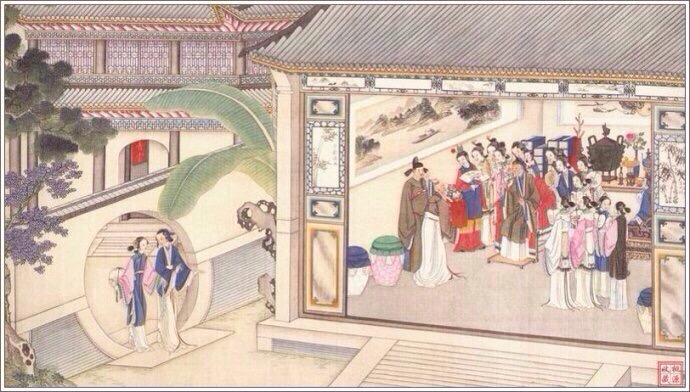清代著名国画大师孙温《红楼梦》手绘本欣赏