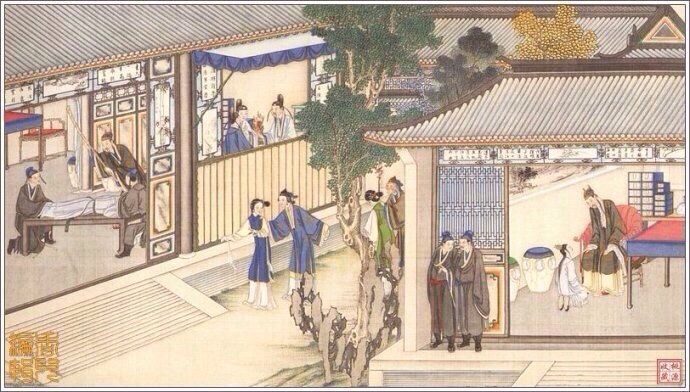 清代著名国画大师孙温《红楼梦》手绘本欣赏