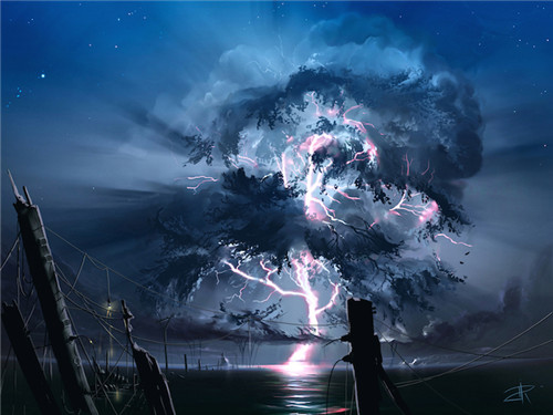 《闪电积云》（Cumulus Arboreau）