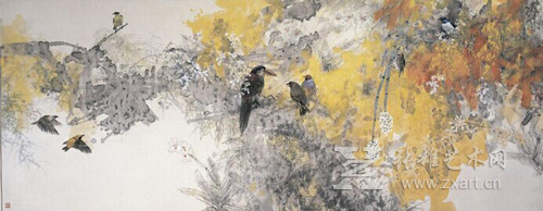 王明明花鸟画