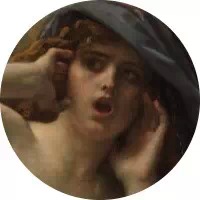 名画翻白眼