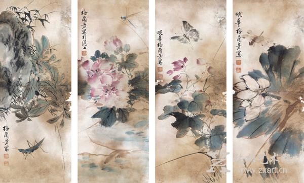  戏曲大师梅兰芳绘画作品