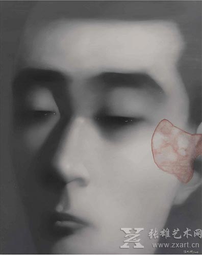 张晓刚 《失忆与记忆十号》