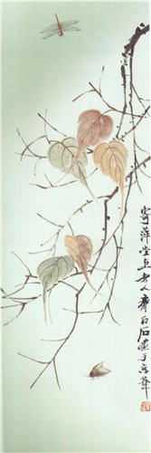 贝叶草虫 约四十年代中期