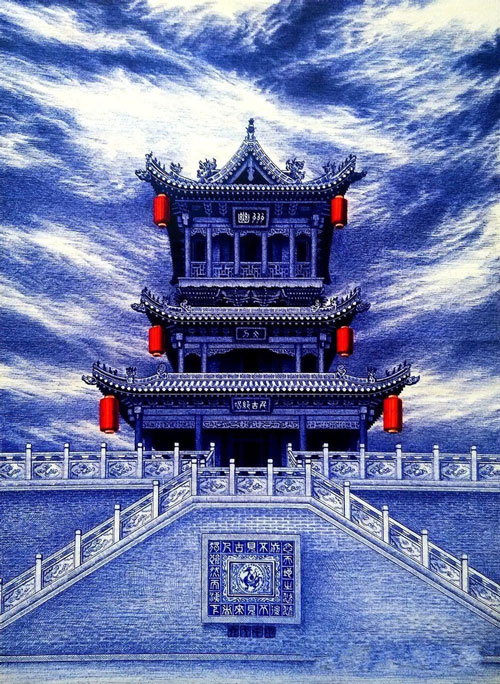 山东90后小伙用圆珠笔画的，你信吗？