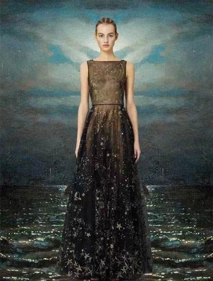 当时尚遇上油画，意想不到的美景出现了！