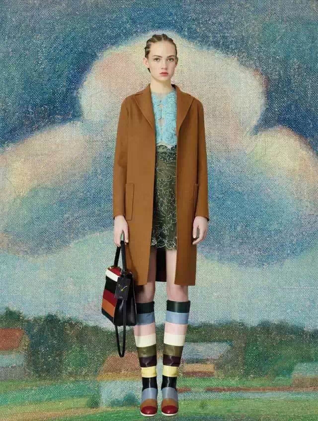 当时尚遇上油画，意想不到的美景出现了！