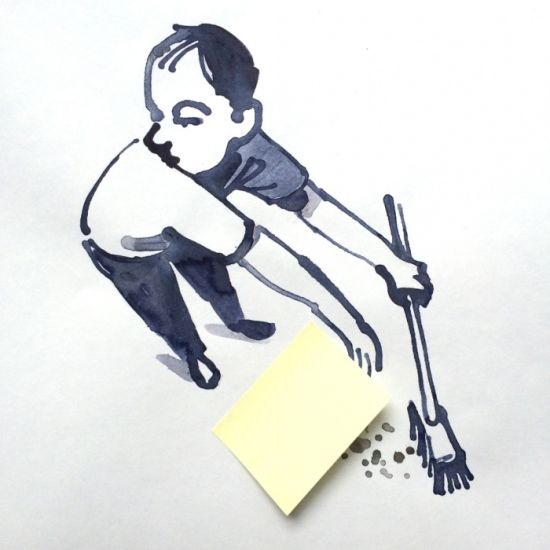 是懒还是艺术？插画家笔下脑洞超大的创意涂鸦