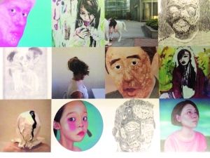   《写像秘诀》展出的部分作品。
