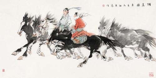 刘大为 唐人马球图