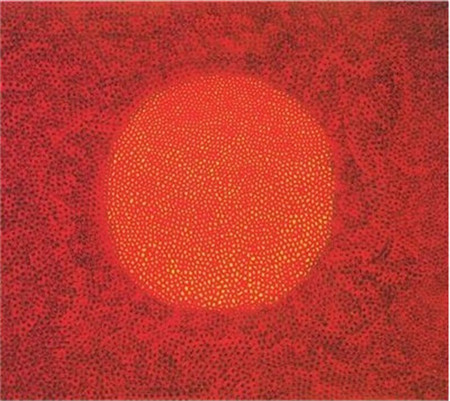 草间弥生《无穷网（InfinityNet）》 布面油画132×152cm 1965年作