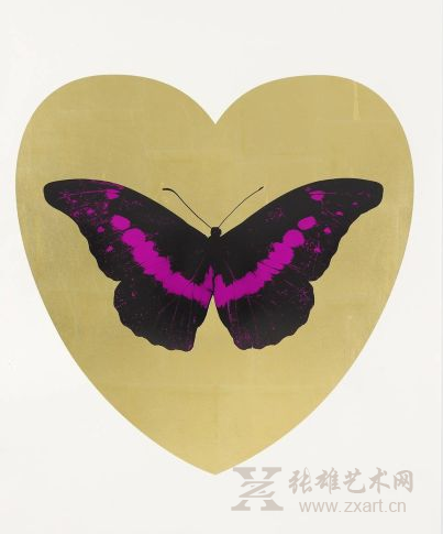 Damien Hirst 蝴蝶心作品