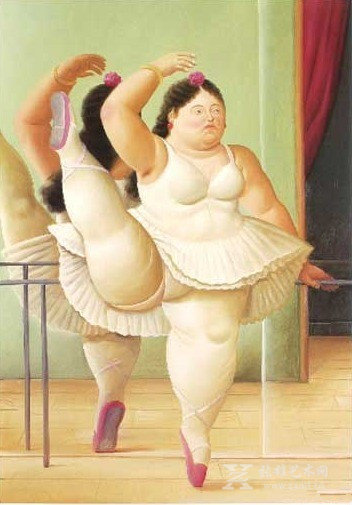 费尔南多丰满主题绘画：我画的不是胖女人，是丰满