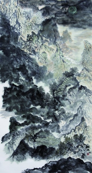 蔡劲松 薰风  纸本水墨