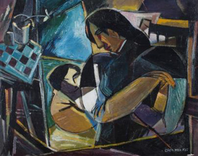 陈文希（1906–1992），《母与子》，1960年代作