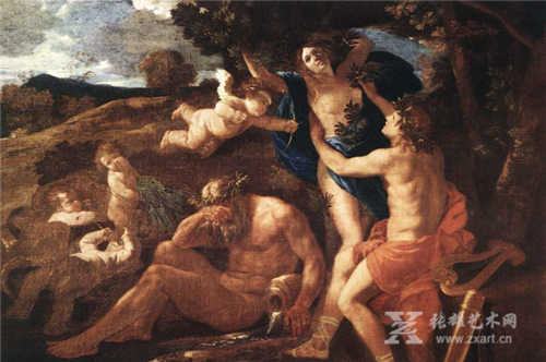 《阿波罗与达芙妮》普桑