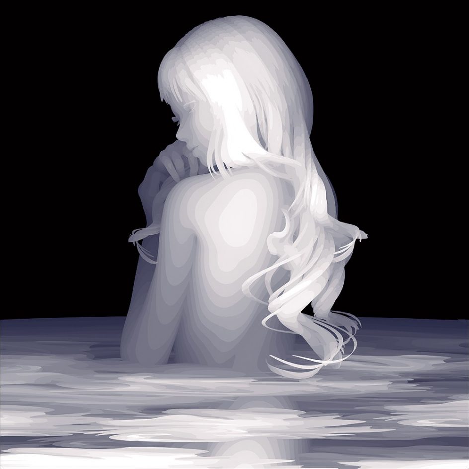 日本女画家创作的数码效果水粉画走红网络