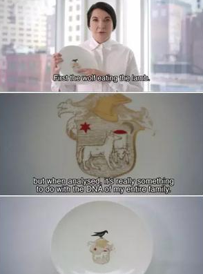 玛莉娜还通过视频介绍了这组图案的创作灵感由来